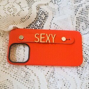 iPhone 14 ProMax Personalized Leather Phone Case with Strap